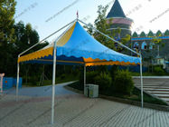 Wind Resistant Pagoda Party Tent Blue And Yellow Colorful PVC Roof Cover For Party