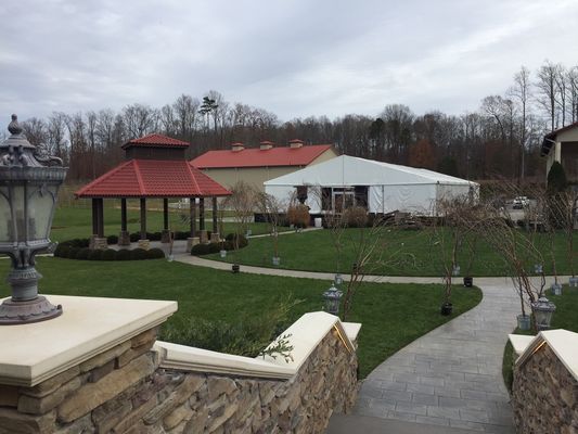 25x50M Large Event Tents With Flooring / Wind Resistant Outdoor Party Tents